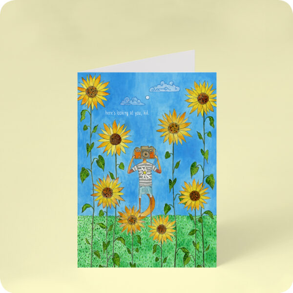Sunflower Fields Card