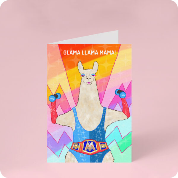 Glama Llama Mama Mother's Day Card