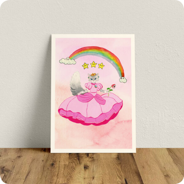 Purrincess Peach A4
