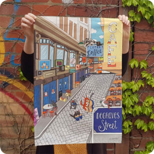 Degraves Street Tea Towel